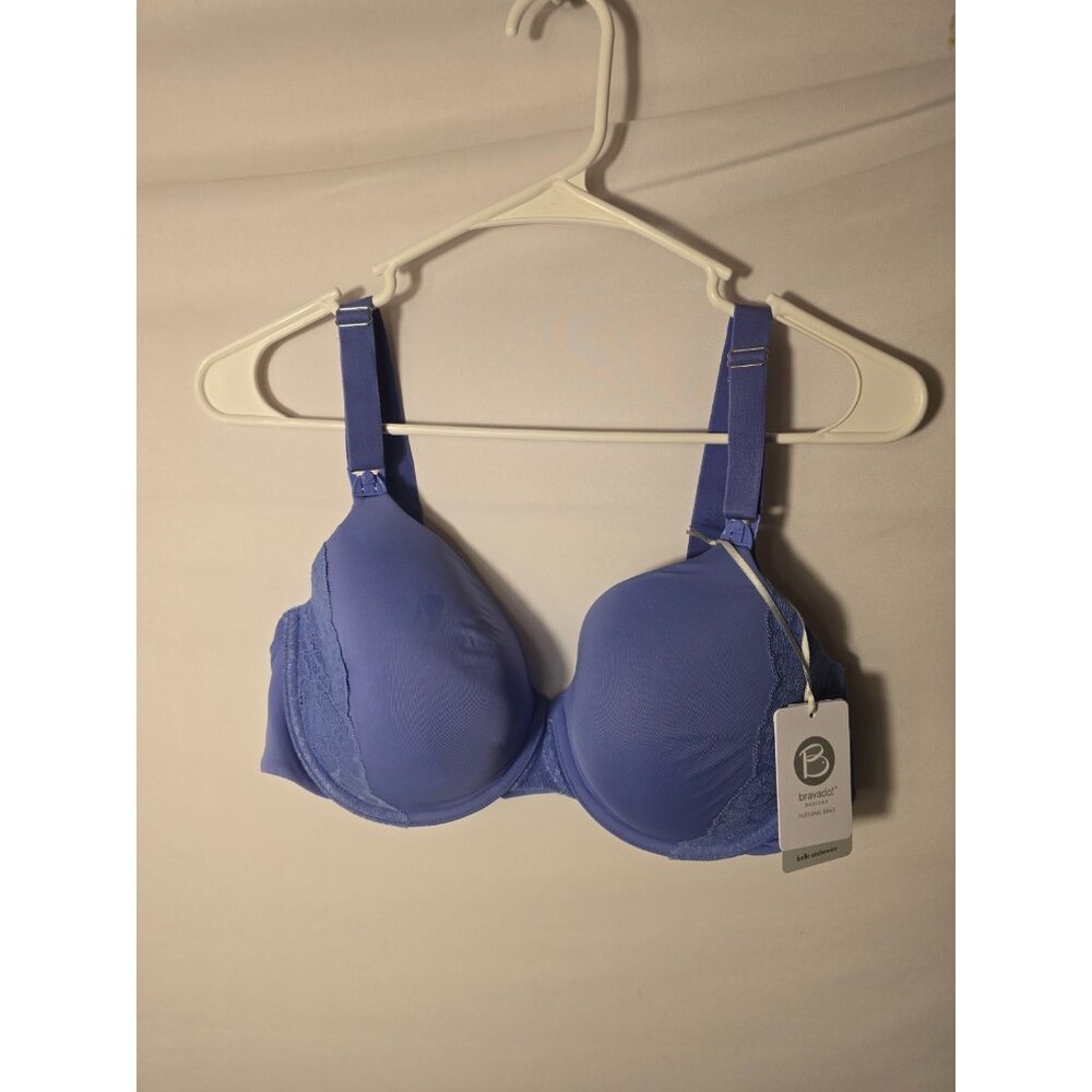 NWT New Blue Underwire Tshirt Bra Auden Size 32DD